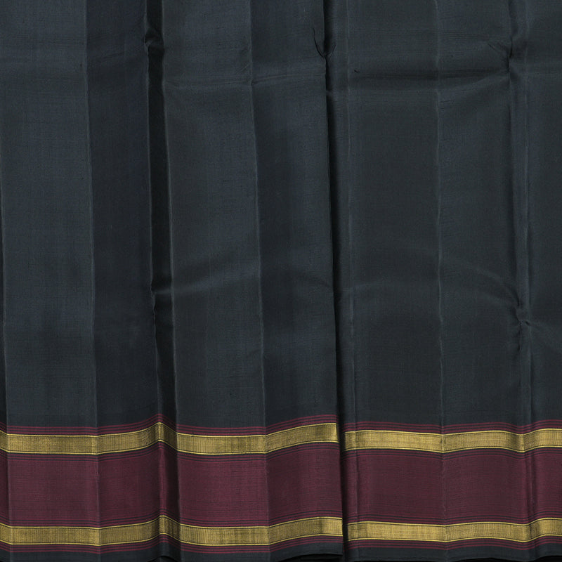 Hayagrivas Handloom Milk-White Kanjivaram Silk Saree KBF403F7-1