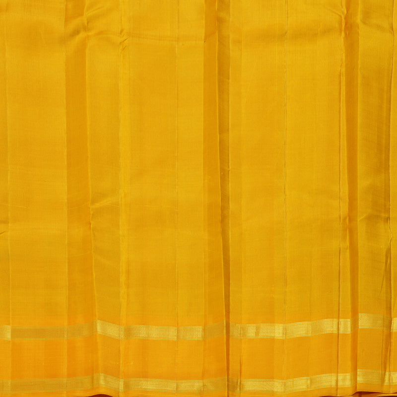 Hayagrivas Handloom Sky Blue & Black Checks Kanjivaram Silk Saree KBF403F8-1