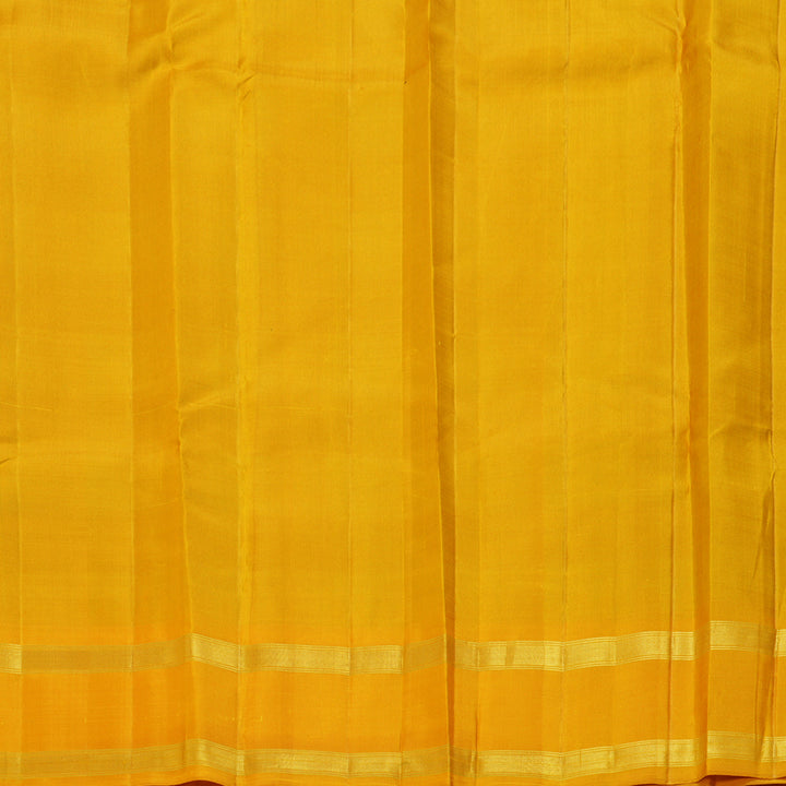 Hayagrivas Handloom Sky Blue & Black Checks Kanjivaram Silk Saree KBF403F8-1