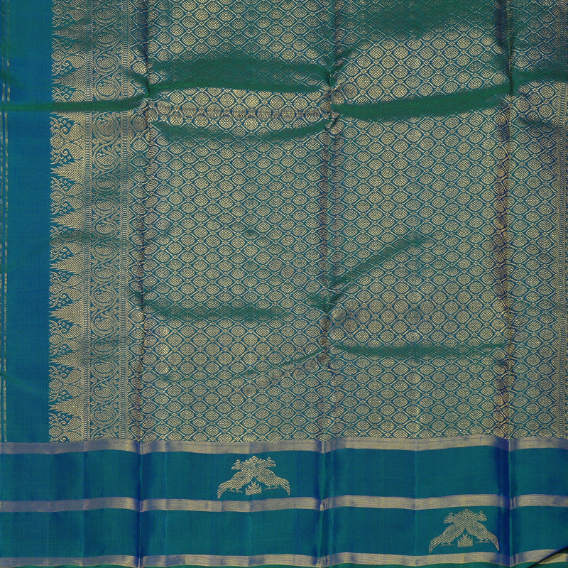 Hayagrivas Handloom Mayilkazhuthu Kanjivaram Silk Saree KBF407F2-1