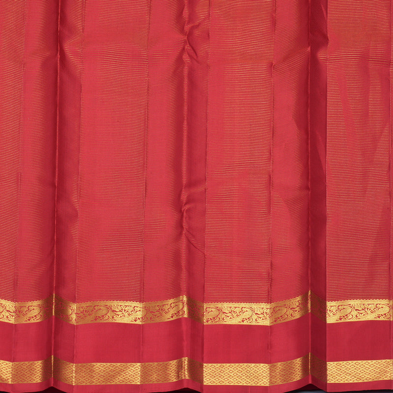 Hayagrivas Handloom Red Kanjivaram Silk Saree KBF408F5-1