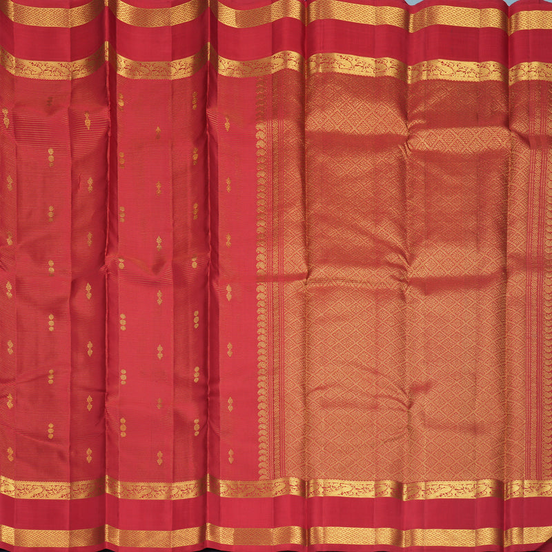 Hayagrivas Handloom Red Kanjivaram Silk Saree KBF408F5-1