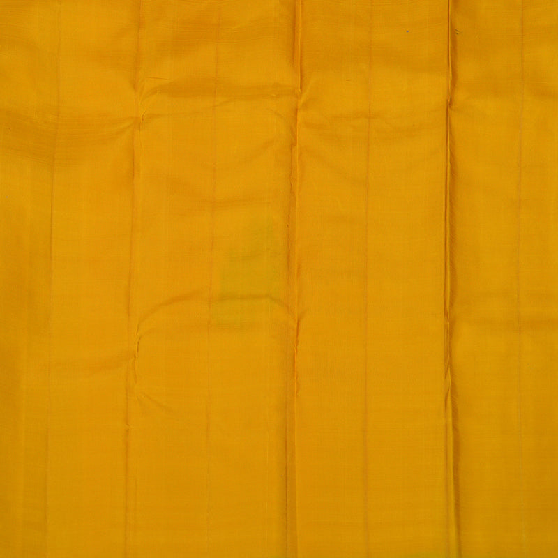 Hayagrivas Handloom Turmeric Yellow Kanjivaram Silk Saree KBF40D3-1