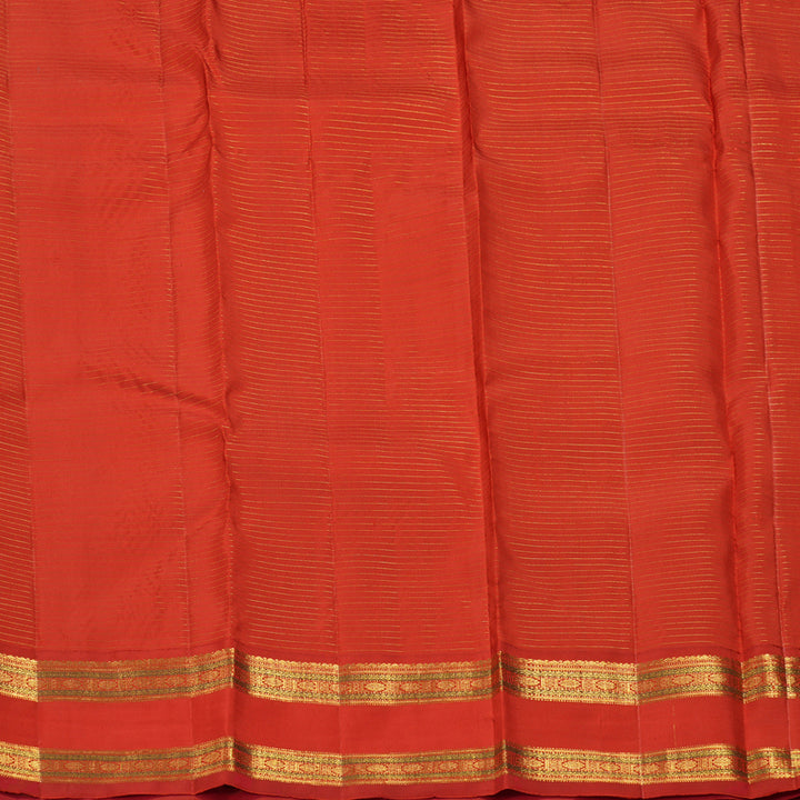 Hayagrivas Handloom Bottle Green Kanjivaram Silk Saree with Red Border KBF411F1-1