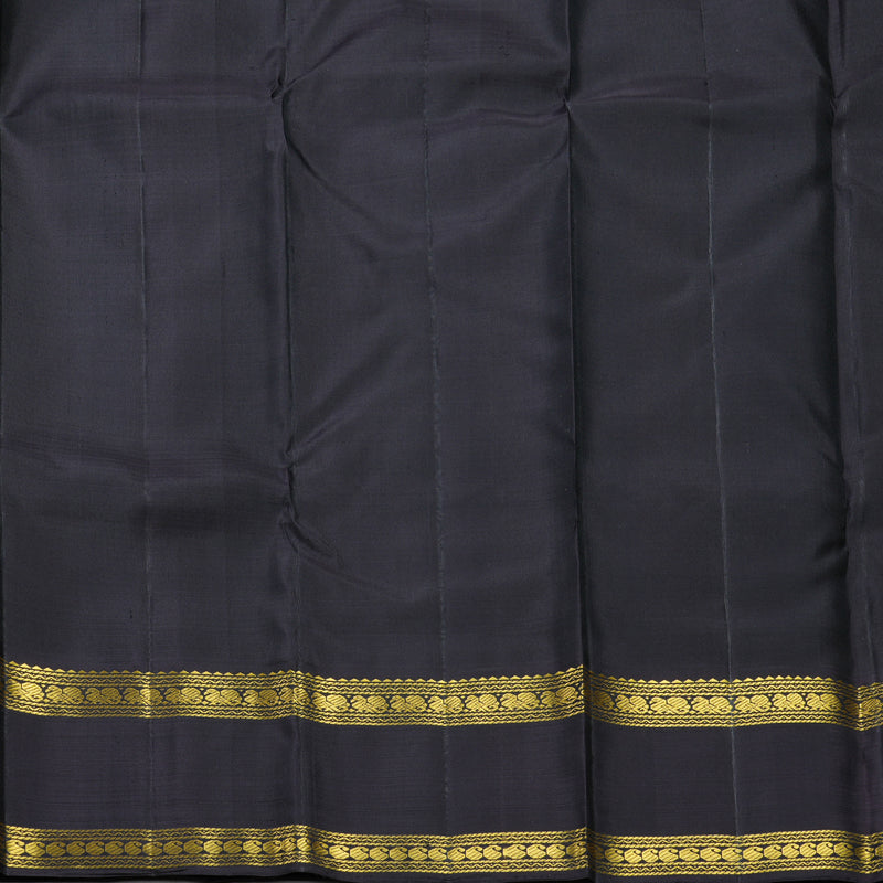 Hayagrivas Handloom Honey Mustard Kanjivaram Silk Saree with Kanchana Brown Border KBF411F20-1