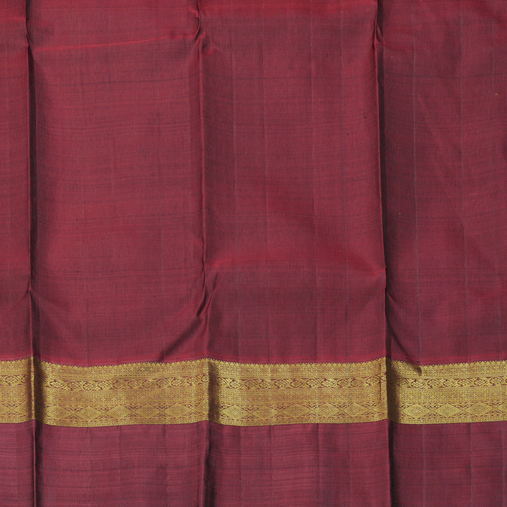 Hayagrivas Handloom Pale Yellow Kanjivaram Silk Saree with Ganga Jamuna Border KBF411F22-1