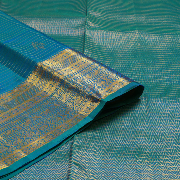 Hayagrivas Handloom Mayilkazhuthu Kanjivaram Silk Saree KBF41D5-1