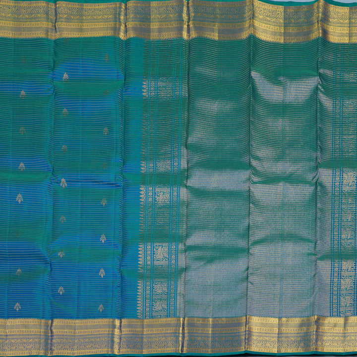 Hayagrivas Handloom Mayilkazhuthu Kanjivaram Silk Saree KBF41D5-1