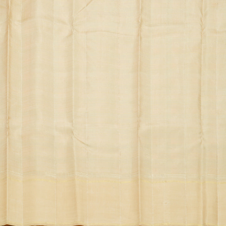 Hayagrivas Handloom Multicolour Checks Kanjivaram Silk Saree with Sandal Border KBF420F4-1