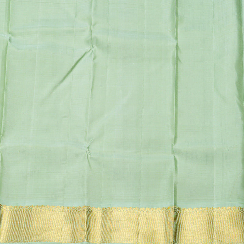 Hayagrivas Handloom Purple Kanjivaram Silk Saree with Pastel Green Border KBF248E9-1