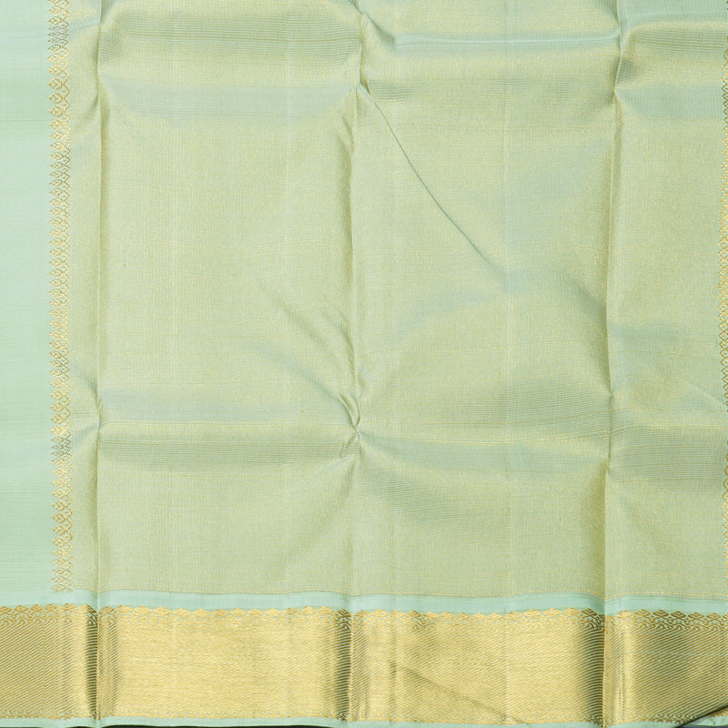 Hayagrivas Handloom Purple Kanjivaram Silk Saree with Pastel Green Border KBF248E9-1