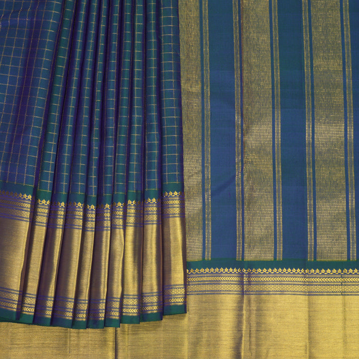 Hayagrivas Handloom Mayilkazhuthu Kanjivaram Silk Saree KBF422F8-1