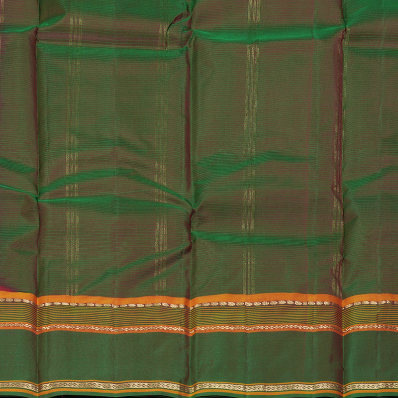 Hayagrivas Handloom Maroon Kanjivaram Silk Saree with Manthalir Border KBF423F1-3