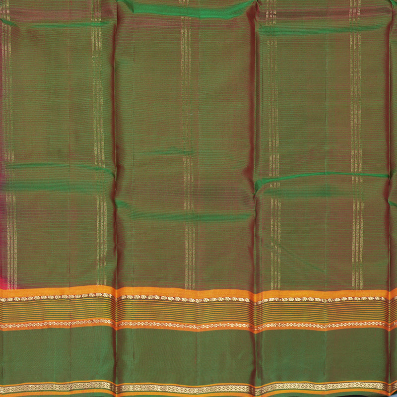 Hayagrivas Handloom Maroon Kanjivaram Silk Saree with Manthalir Border KBF423F1-4