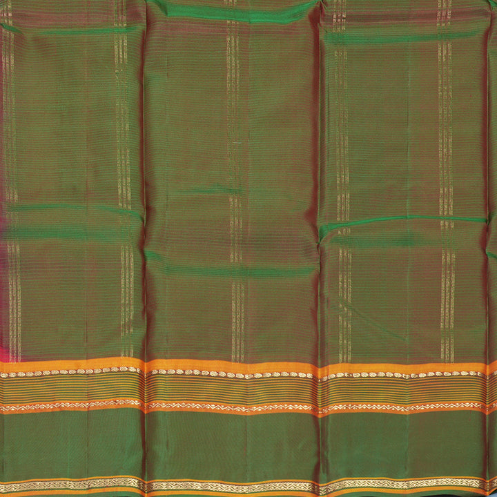 Hayagrivas Handloom Maroon Kanjivaram Silk Saree with Manthalir Border KBF423F1-4