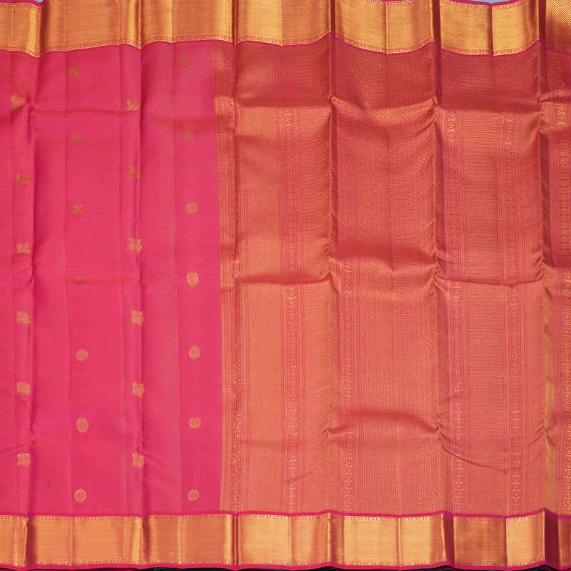 Hayagrivas Handloom Reddish-Pink Kanjivaram Silk Saree KBF427F10-2