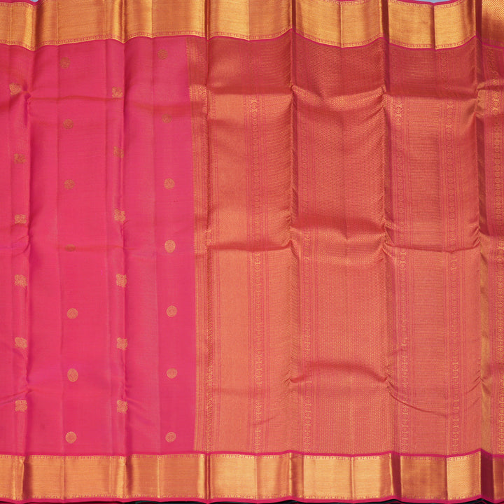 Hayagrivas Handloom Reddish-Pink Kanjivaram Silk Saree KBF427F10-2