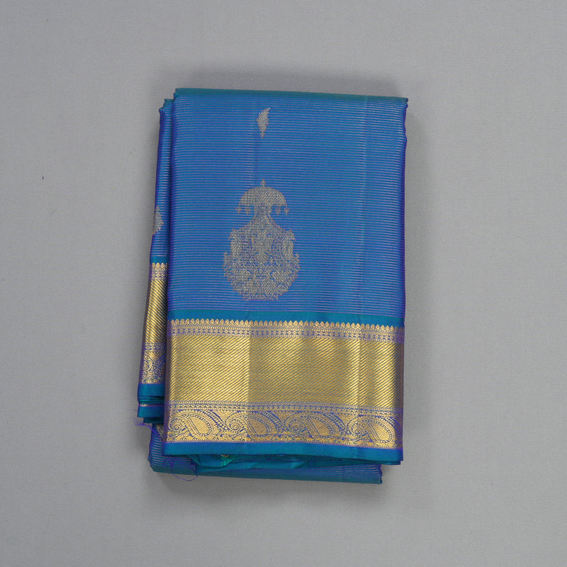 Hayagrivas Handloom Mayilkazhuthu Kanjivaram Silk Saree KBF427F3-2