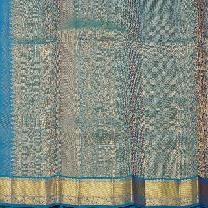 Hayagrivas Handloom Mayilkazhuthu Kanjivaram Silk Saree KBF427F3-2