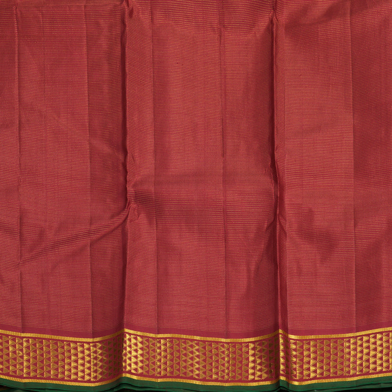 Hayagrivas Handloom Maroon Kanjivaram Silk Saree KBF428F4-1