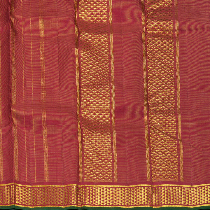 Hayagrivas Handloom Maroon Kanjivaram Silk Saree KBF428F4-1