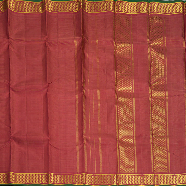 Hayagrivas Handloom Maroon Kanjivaram Silk Saree KBF428F4-1