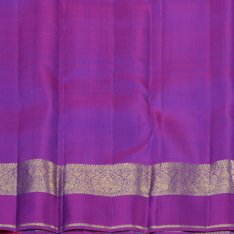 Hayagrivas Handloom Lavendar Kanjivaram Silk Saree with Purple Border KBF42D1-16
