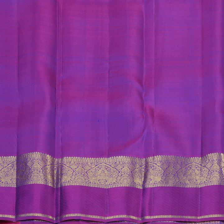 Hayagrivas Handloom Lavendar Kanjivaram Silk Saree with Purple Border KBF42D1-16