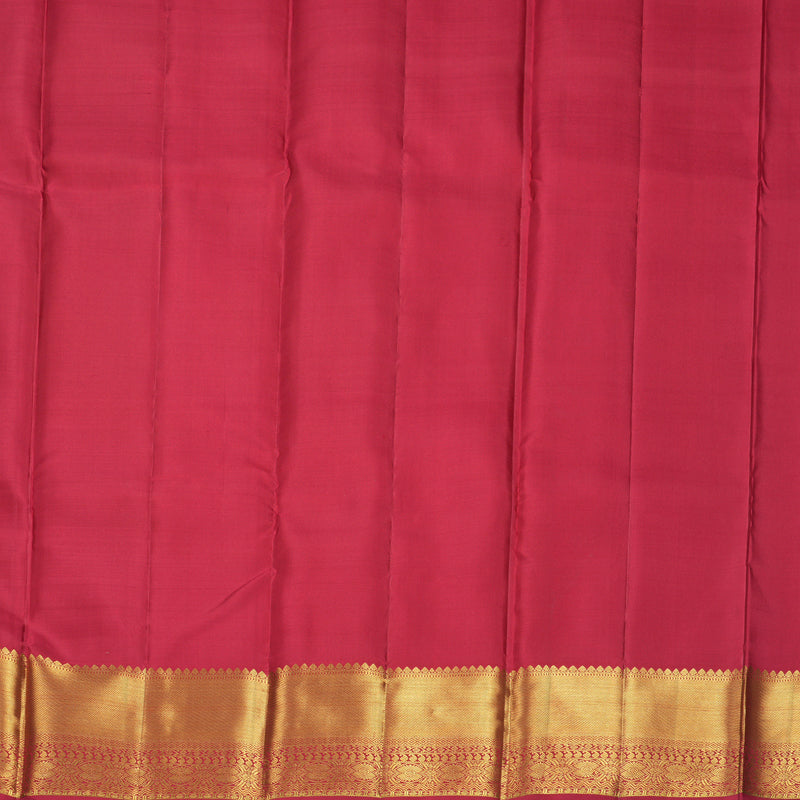 Hayagrivas Handloom Red Kanjivaram Silk Saree KBF433F1-9