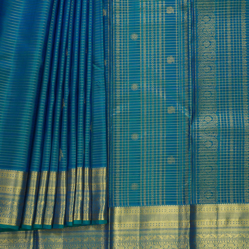 Hayagrivas Handloom Mayilkazhuthu Kanjivaram Silk Saree KBF433F7-1