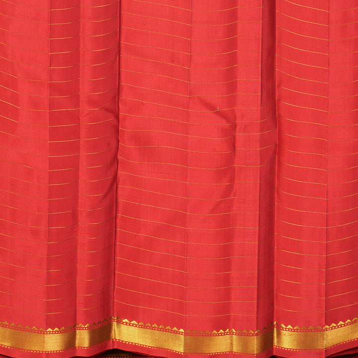Hayagrivas Handloom Red Kanjivaram Silk Saree KBF436F2-1