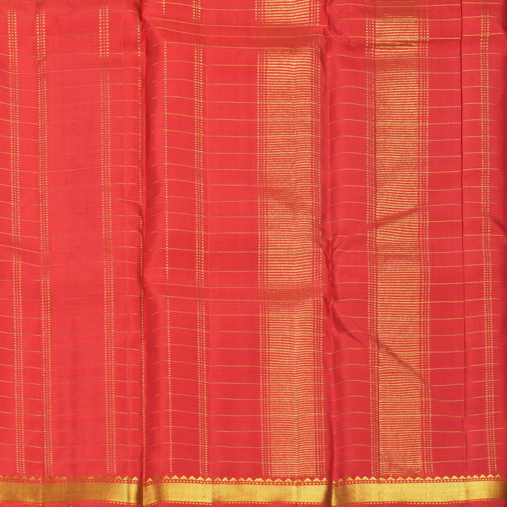 Hayagrivas Handloom Red Kanjivaram Silk Saree KBF436F2-1
