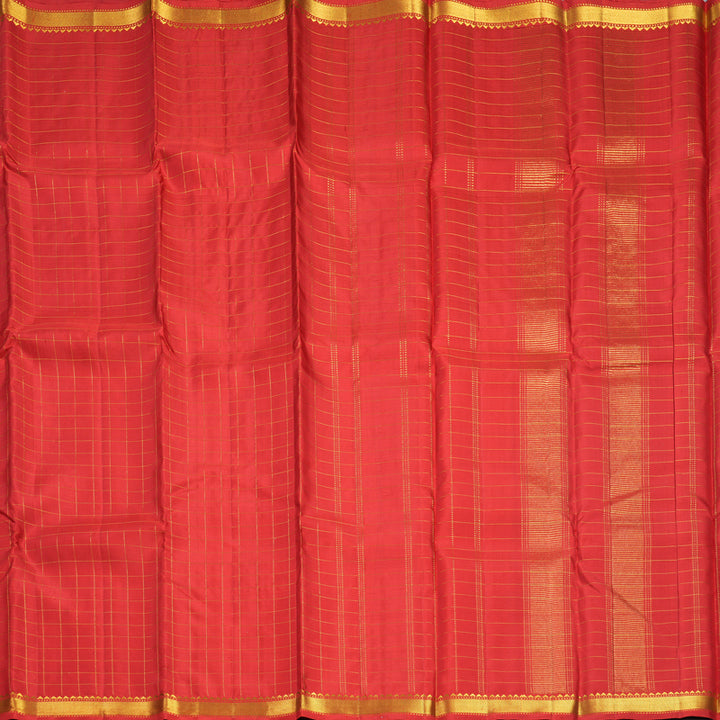Hayagrivas Handloom Red Kanjivaram Silk Saree KBF436F2-1