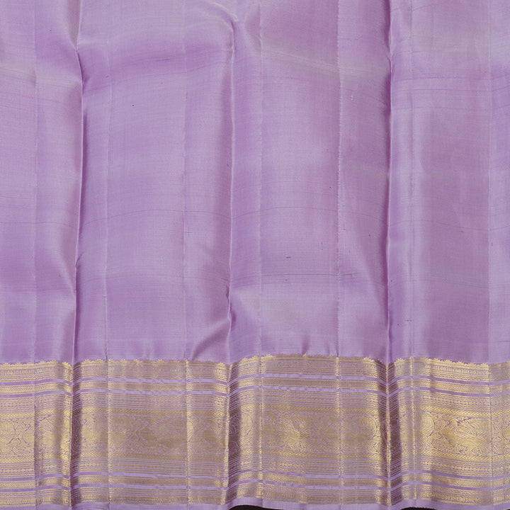 Hayagrivas Handloom Lilac Kanjivaram Silk Saree KBF43D13-1