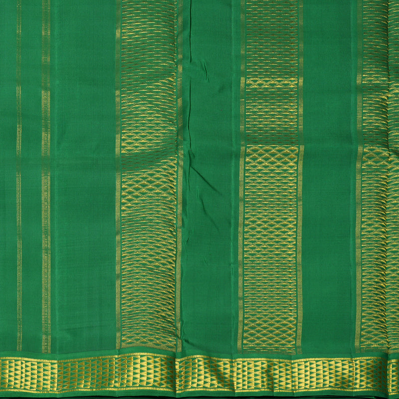 Hayagrivas Handloom Vadamalli Purple Ten Yards Silk Saree KBF442F3-1