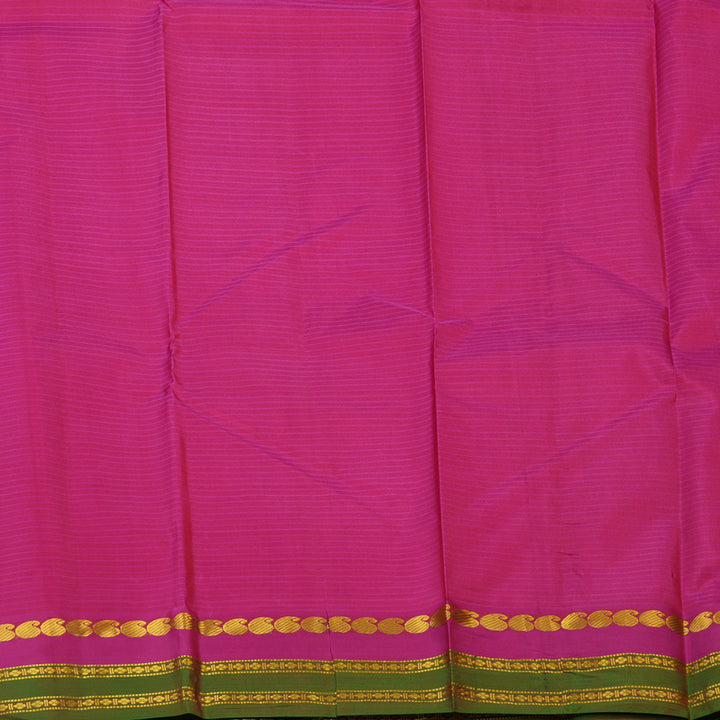 Hayagrivas Handloom Orange Kanjivaram Silk Saree KBF44D1-25