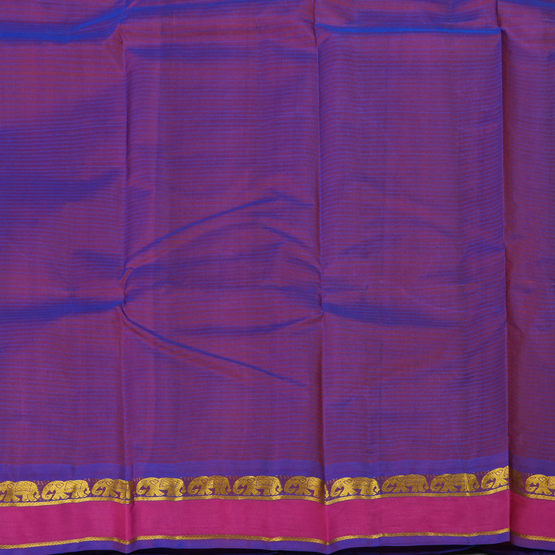 Hayagrivas Handloom Golden Orange Kanjivaram Silk Saree KBF44D1-4