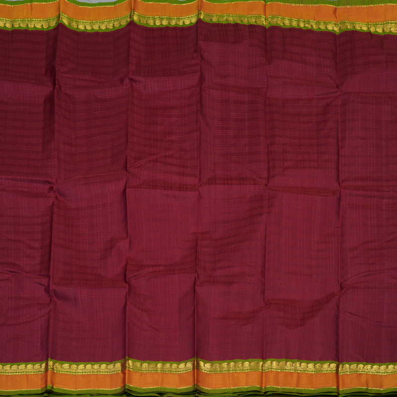Hayagrivas Handloom Maroon Kanjivaram Silk Saree KBF44D2-1
