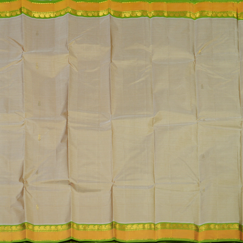 Hayagrivas Handloom Beige Kanjivaram Silk Saree KBF44D3-15