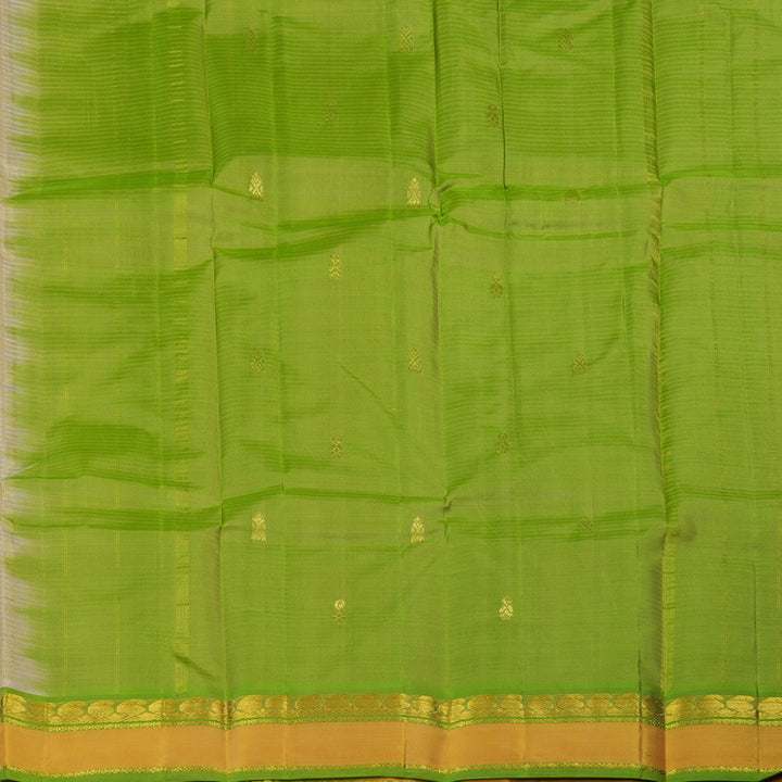 Hayagrivas Handloom Beige Kanjivaram Silk Saree KBF44D3-15