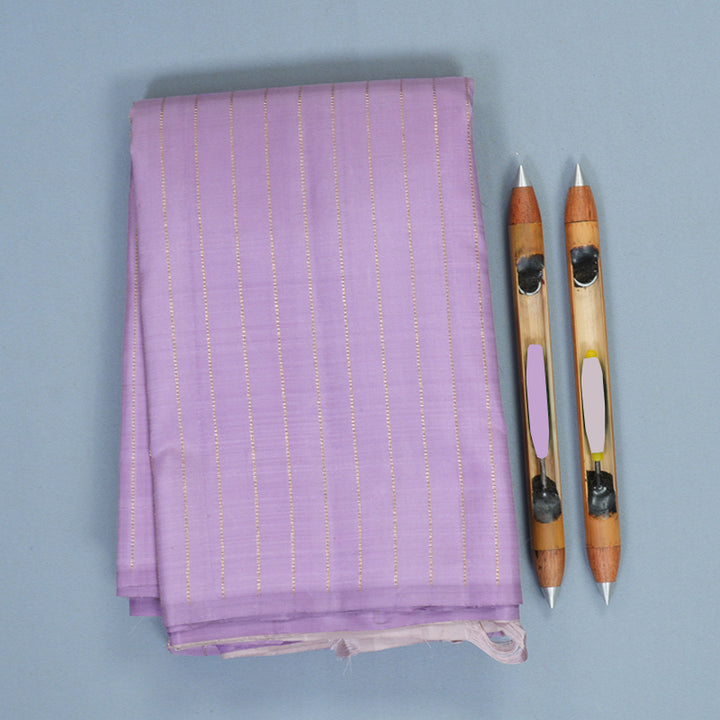 Hayagrivas Handloom Lilac Kanjivaram Silk Saree KBF455F18-1