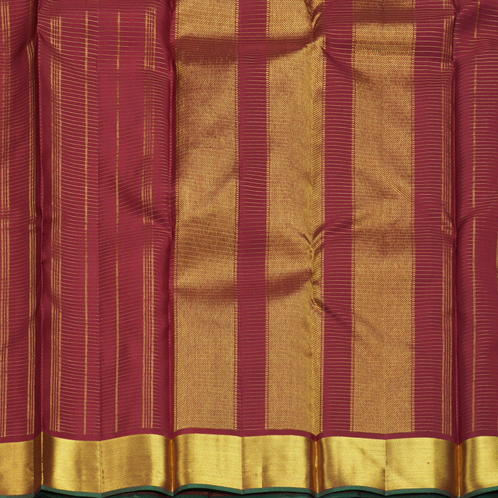 Hayagrivas Handloom Maroon Kanjivaram Silk Saree KBF455F2-1