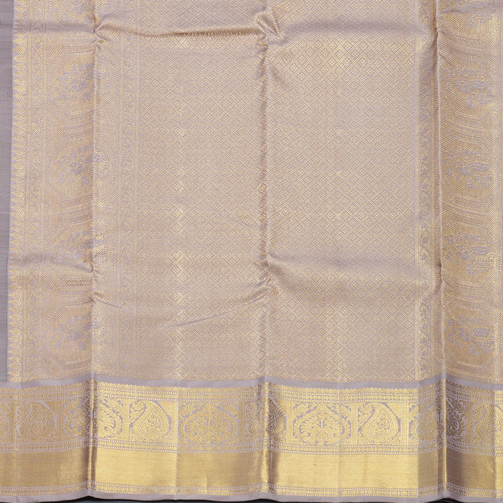 Hayagrivas Handloom Maroon Kanjivaram Silk Saree with Onion Pink Border KBF455F8-1