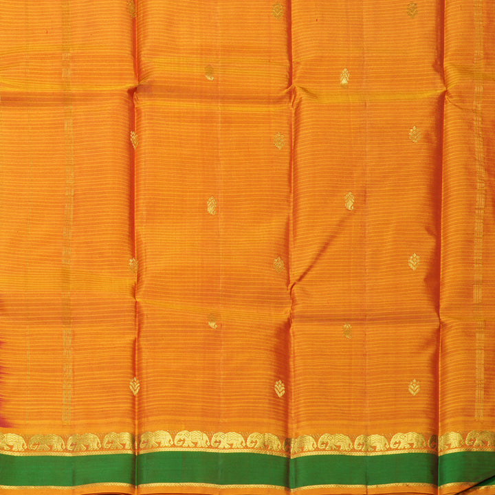 Hayagrivas Handloom Maroon Kanjivaram Silk Saree KBF486F3-6