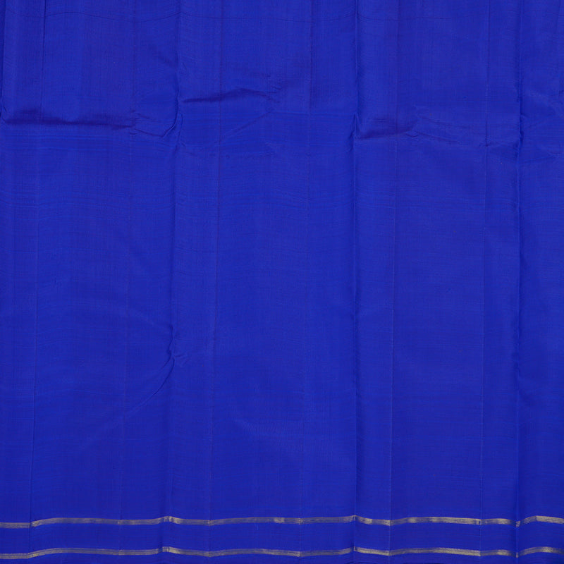 Hayagrivas Handloom MS Blue Kanjivaram Silk Saree KBF45D2-1