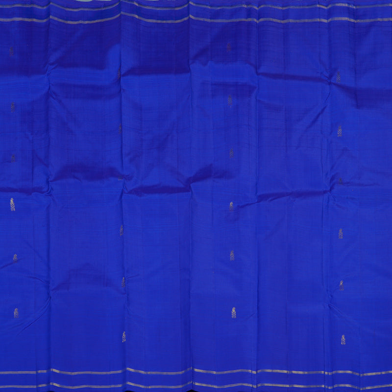 Hayagrivas Handloom MS Blue Kanjivaram Silk Saree KBF45D2-1