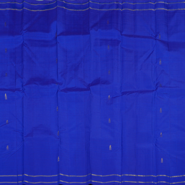 Hayagrivas Handloom MS Blue Kanjivaram Silk Saree KBF45D2-1