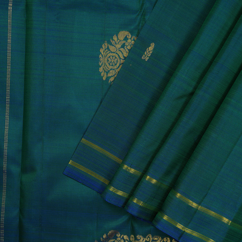 Hayagrivas Handloom Mayilkazhuthu Kanjivaram Silk Saree KBF45D2-2