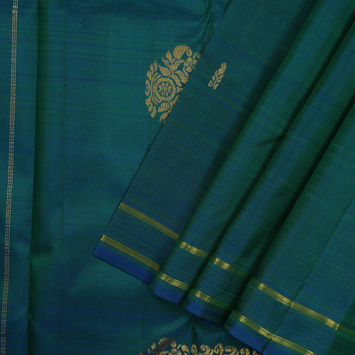 Hayagrivas Handloom Mayilkazhuthu Kanjivaram Silk Saree KBF45D2-2