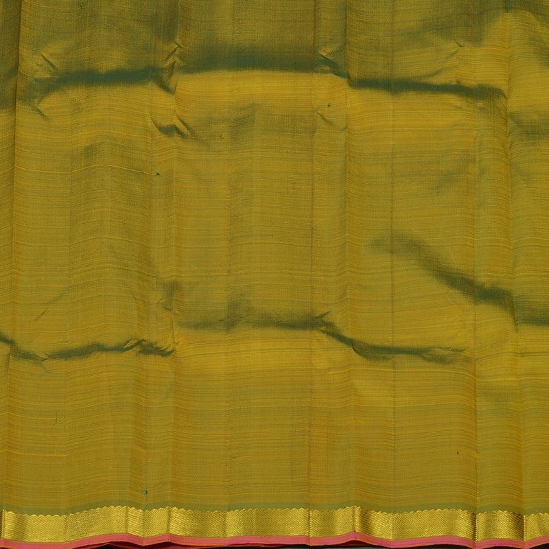 Hayagrivas Handloom Metallic Gold Kanjivaram Silk Saree KBF45D3-2
